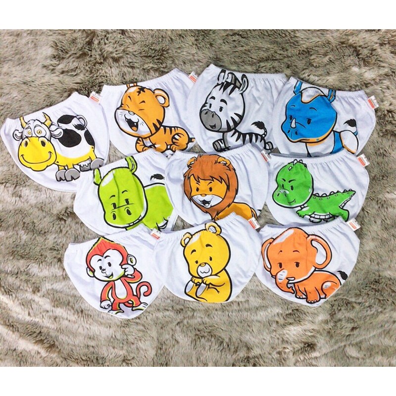 Combo 10 Quần chip chục mông thú chip005 cho bé yêu