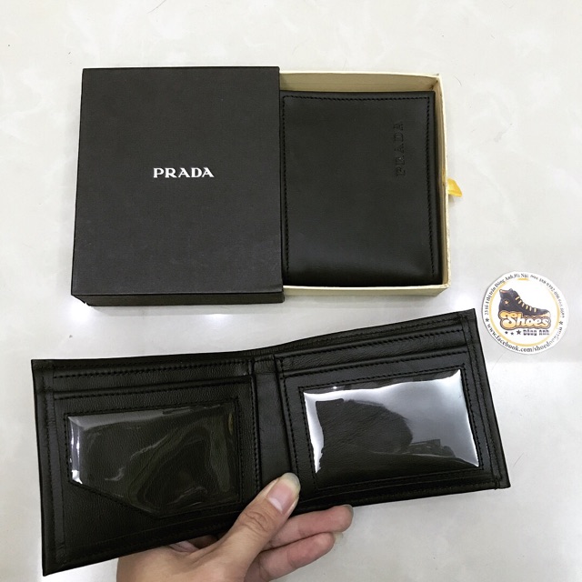 Ví ngang PRADA da dê xịn siêu bền