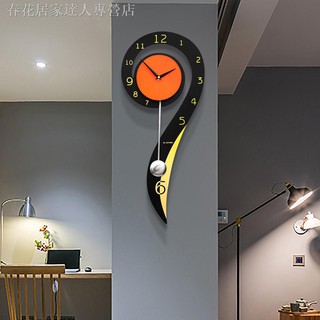 Đồng Hồ Treo Tường Hình Nốt Nhạc Phong Cách Hiện Đại
