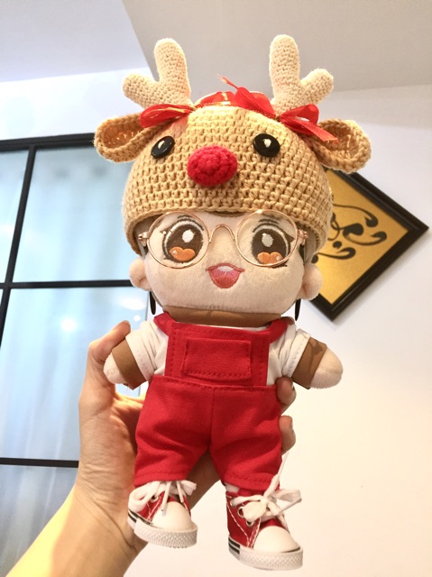 Outfit tuần lộc Noe cho doll - Set quần áo/ Outfit cho doll 20cm (không phụ kiện)