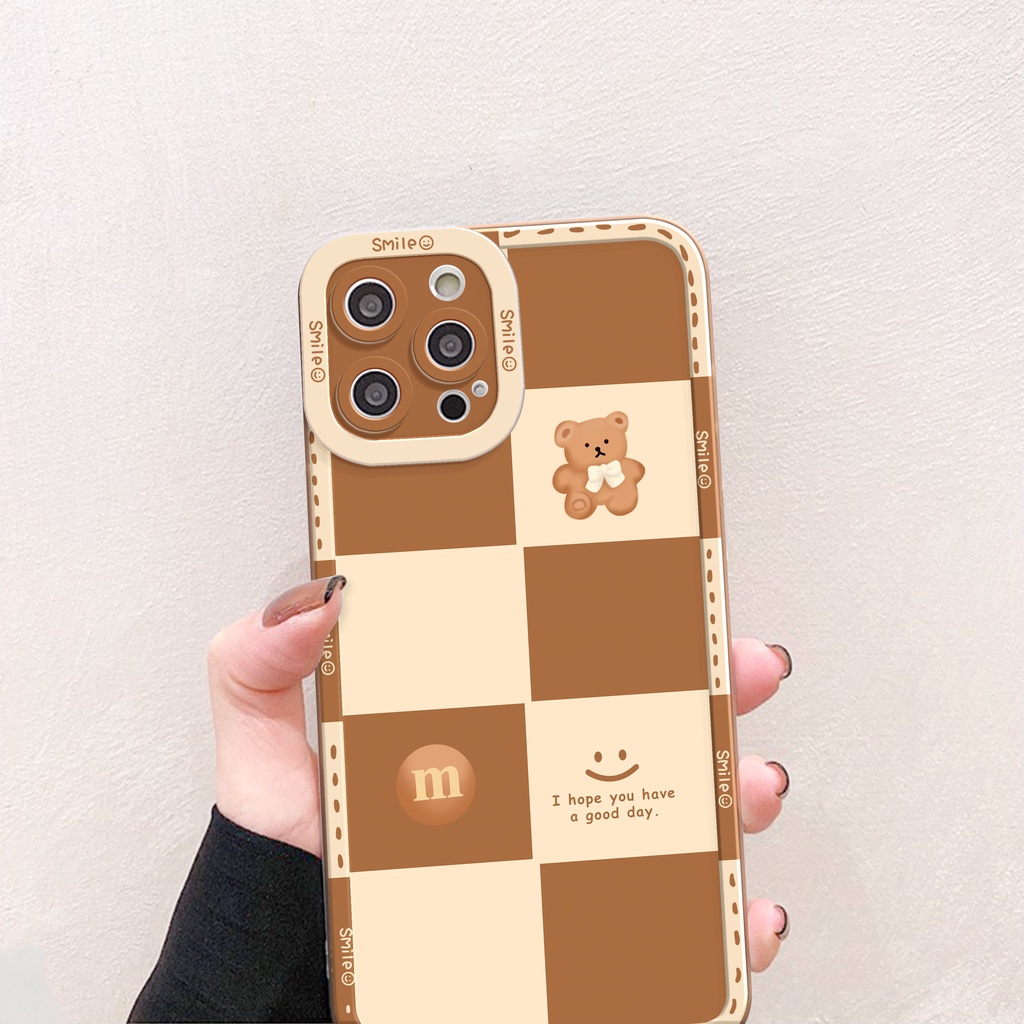 Ốp lưng iphone Hope Smile bóng trong cạnh vuông 6/6plus/6s/6splus/7/7plus/8/8plus/x/xs/11/12/13/14/pro/max/promax/plus