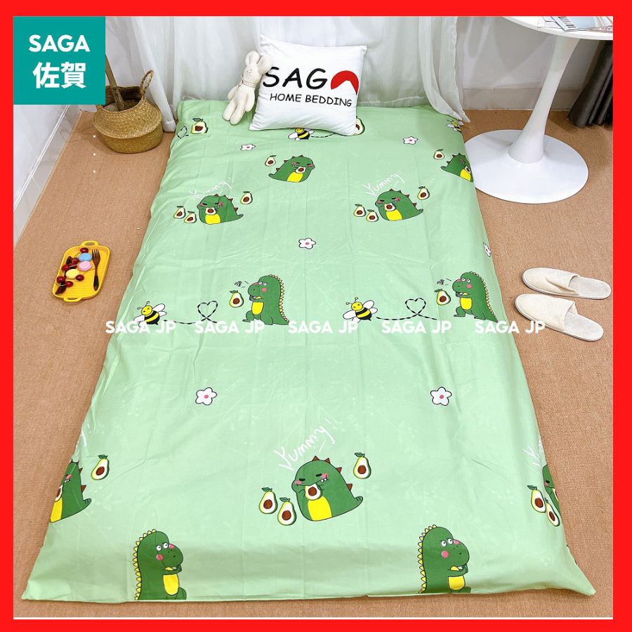 Ga bọc topper 2 mặt họa tiết khủng long