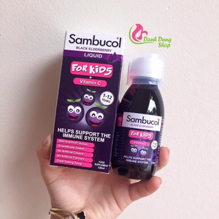 Sambucol siro tăng sức đề kháng cho bé trên 1 tuổi (hàng chuẩn Anh) 120ml