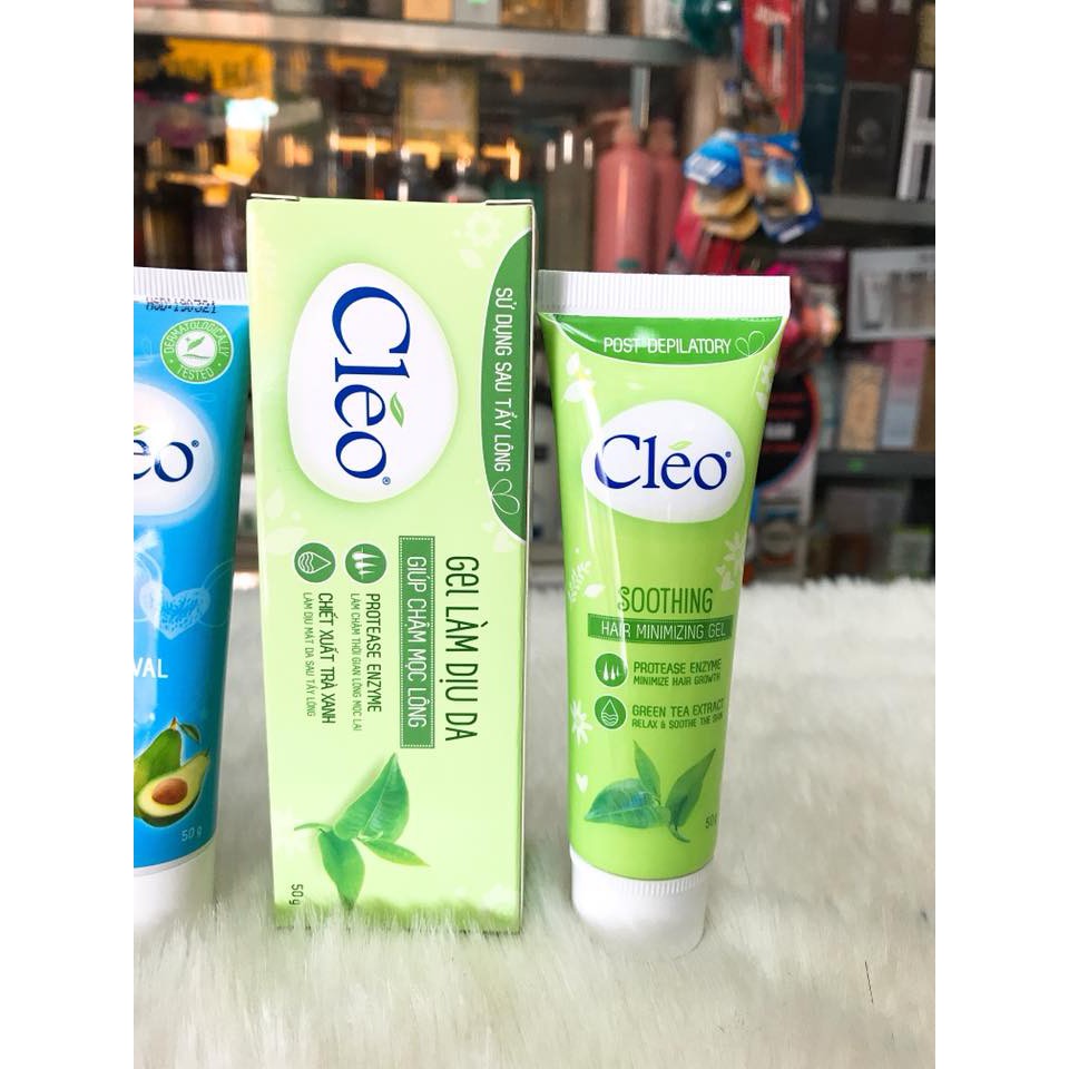 [Mã COS2704 giảm 8% đơn 250K] (50g) KEM BƠ TẨY LÔNG VÀ GEL MÁT DA CLEO CHO DA THƯỜNG VÀ DA NHẠY CẢM CHÍNH HÃNG CTY | BigBuy360 - bigbuy360.vn
