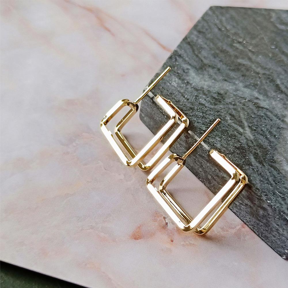 VANES1 Bông Tai Thời Trang Kiểu Dáng Đơn Giản Cho Nữ