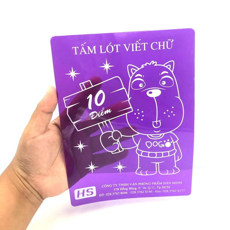 Tấm Lót Viết Chữ - Màu Tím