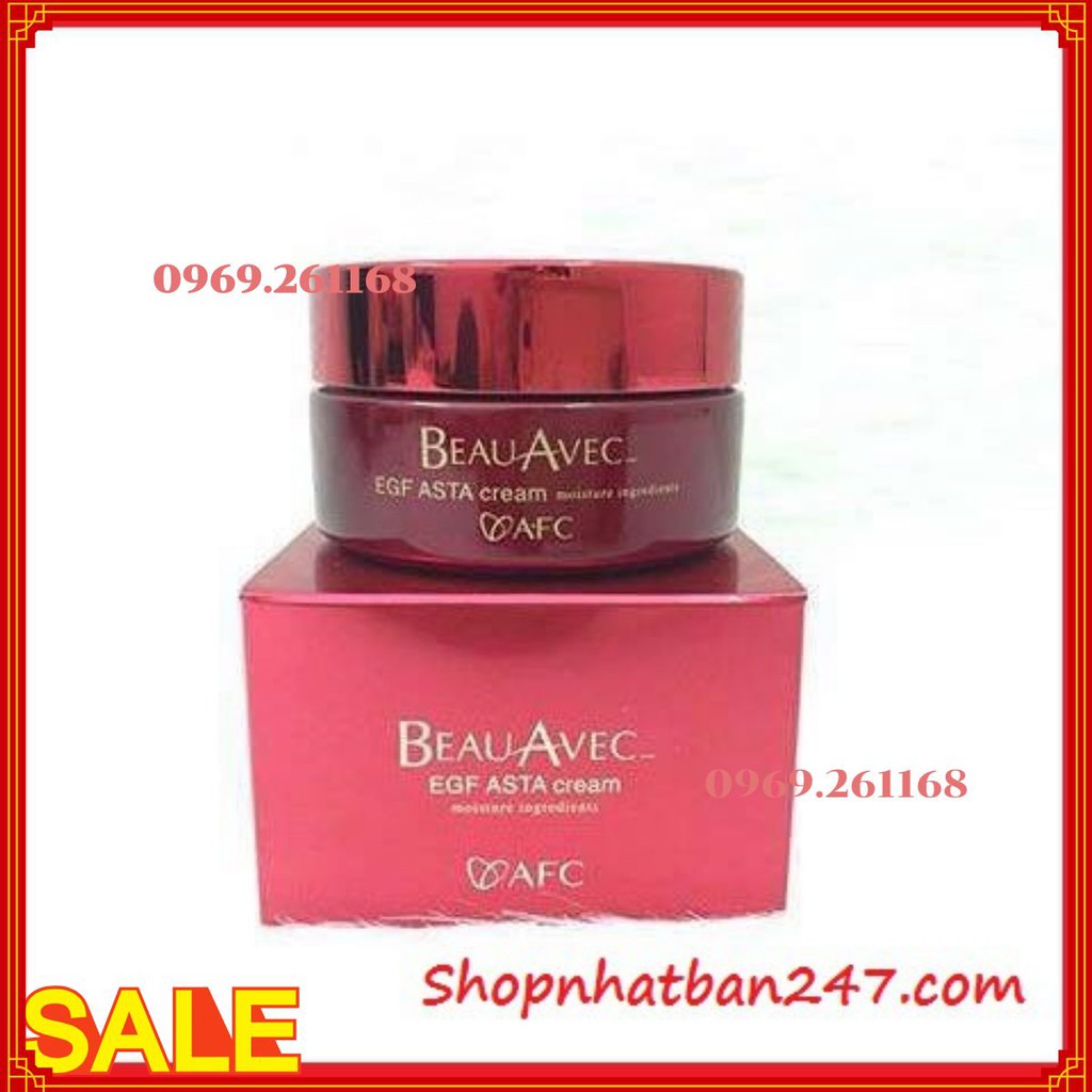 Kem dưỡng đêm tế bào gốc AFC Beau AVEC EGF Asta Cream 30g - 100% Authentic