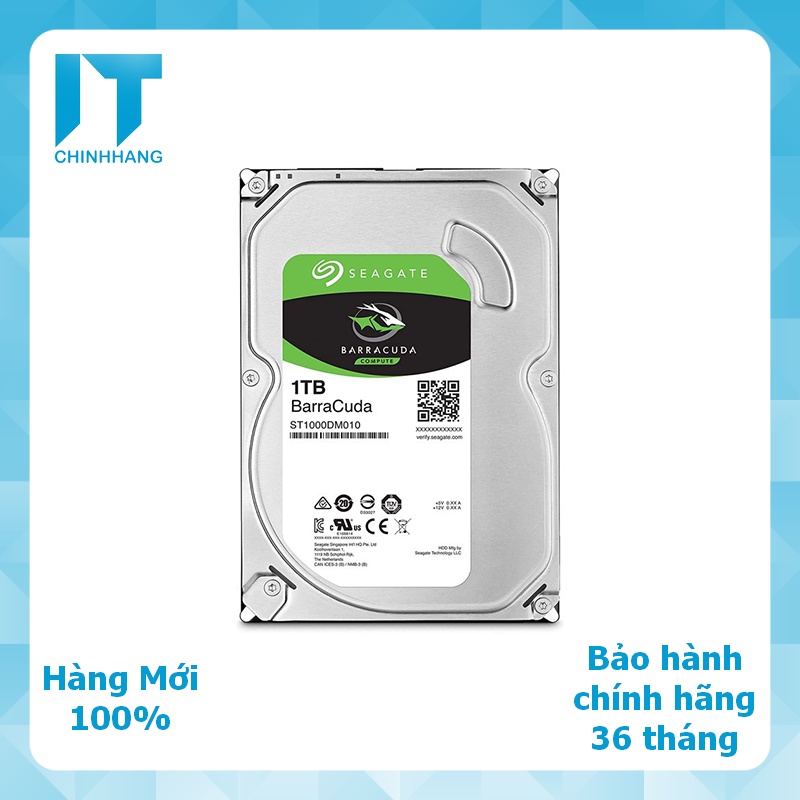 Ổ cứng HDD Seagate 1TB 2TB 3TB 4TB Camera Skyhawk ST1000VX005 - 5900 rpm - TCN Chính hiệu - 64MB cache - Hàng Chính Hãng