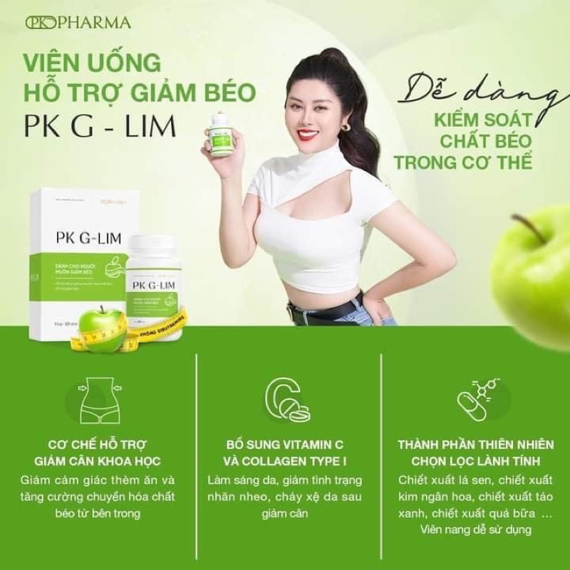 [CHÍNH HÃNG] Giảm cân táo PK GLim Dr Lacir