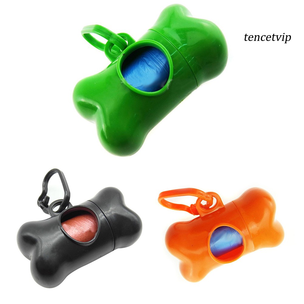 Hộp đựng túi rác cho thú cưng thiết kế hình khúc xương dễ thương độc đáo tiện dụng