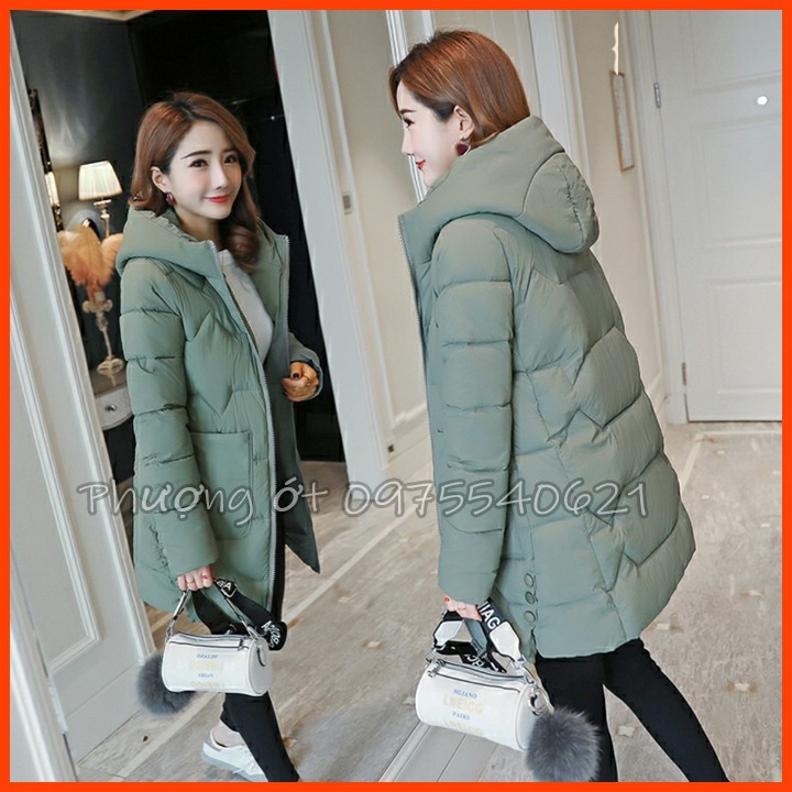 Áo phao nữ dáng dài | BigBuy360 - bigbuy360.vn