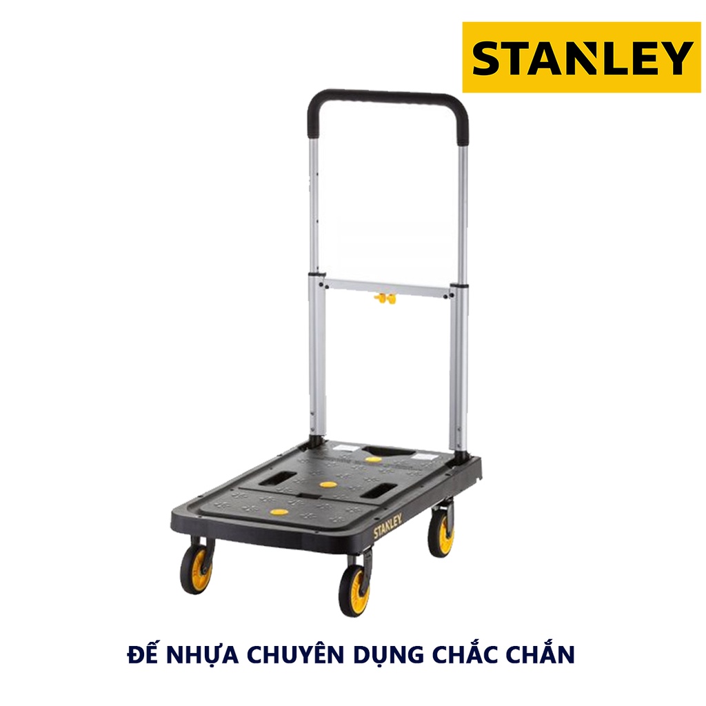 Xe đẩy hàng 4 bánh Stanley SXWTD-PC517 khi xếp gọn 68x41x8 cm tải trọng 120kg - chính hãng - xsafe