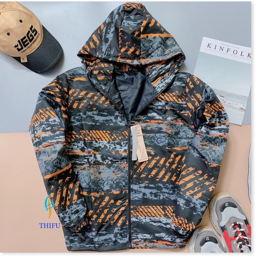 Áo khoác dù nam nữ 3d thời trang phong cách hàn