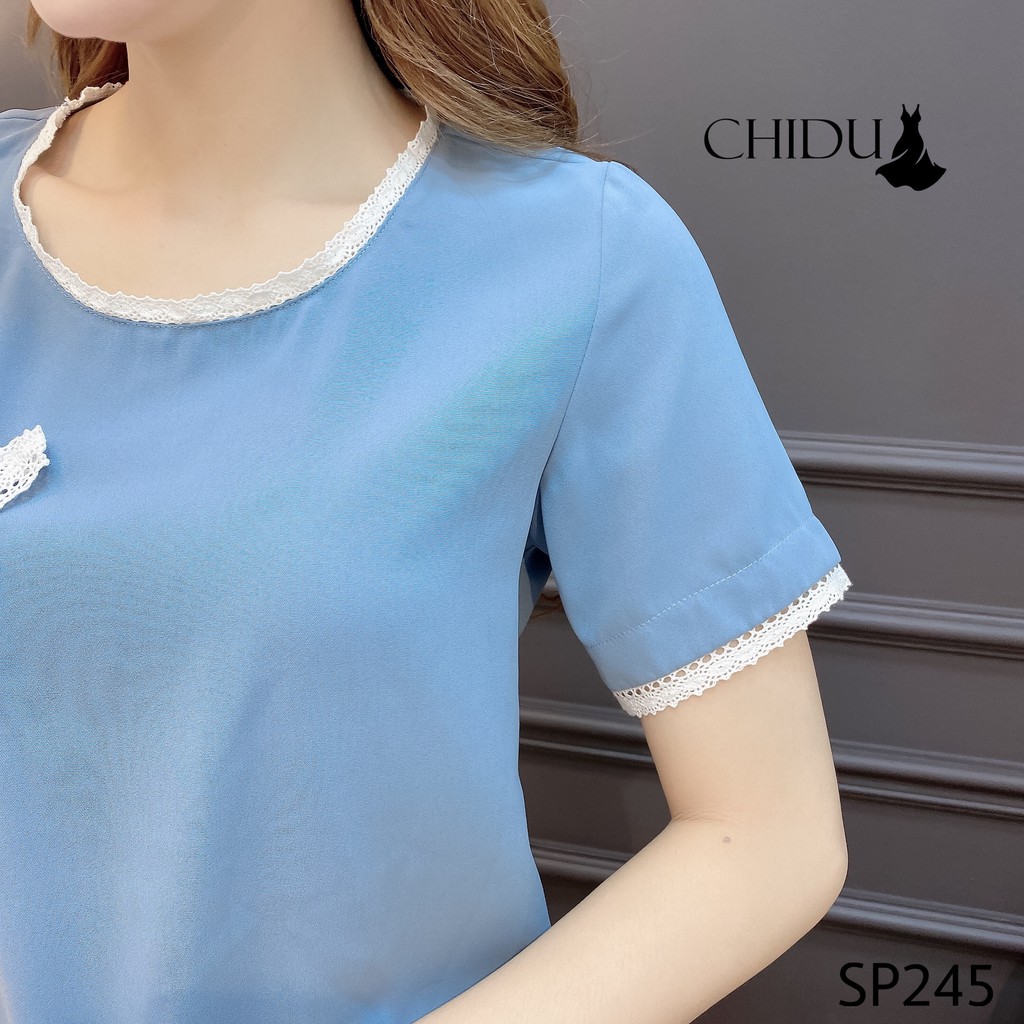 [ Mã WASTRUN4 giảm 10% tối đa 30K đơn 99K] CHIDU Set đũi hè đính nơ ngắn tay SP245 | BigBuy360 - bigbuy360.vn