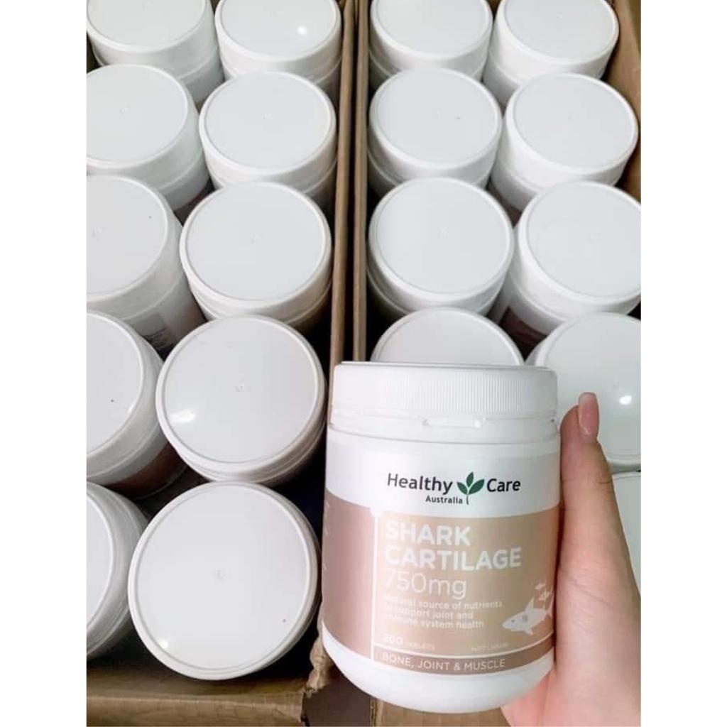 Viên Uống Sụn Cá Mập Úc Healthy Care Shark Cartilage 200 Viên