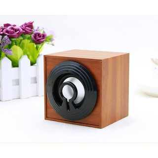 Loa máy vi tính màu nâu gỗ sang trọng, âm to chuẩn S85