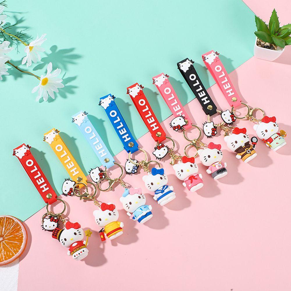 Móc Chìa Khóa Xe Hơi Di Động REBUY1 Hình Mèo May Mắn