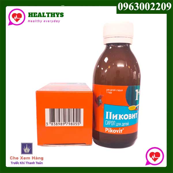 Siro Pikovit Tăng Đề Kháng, Giảm Biếng Ăn Của Nga 150ml