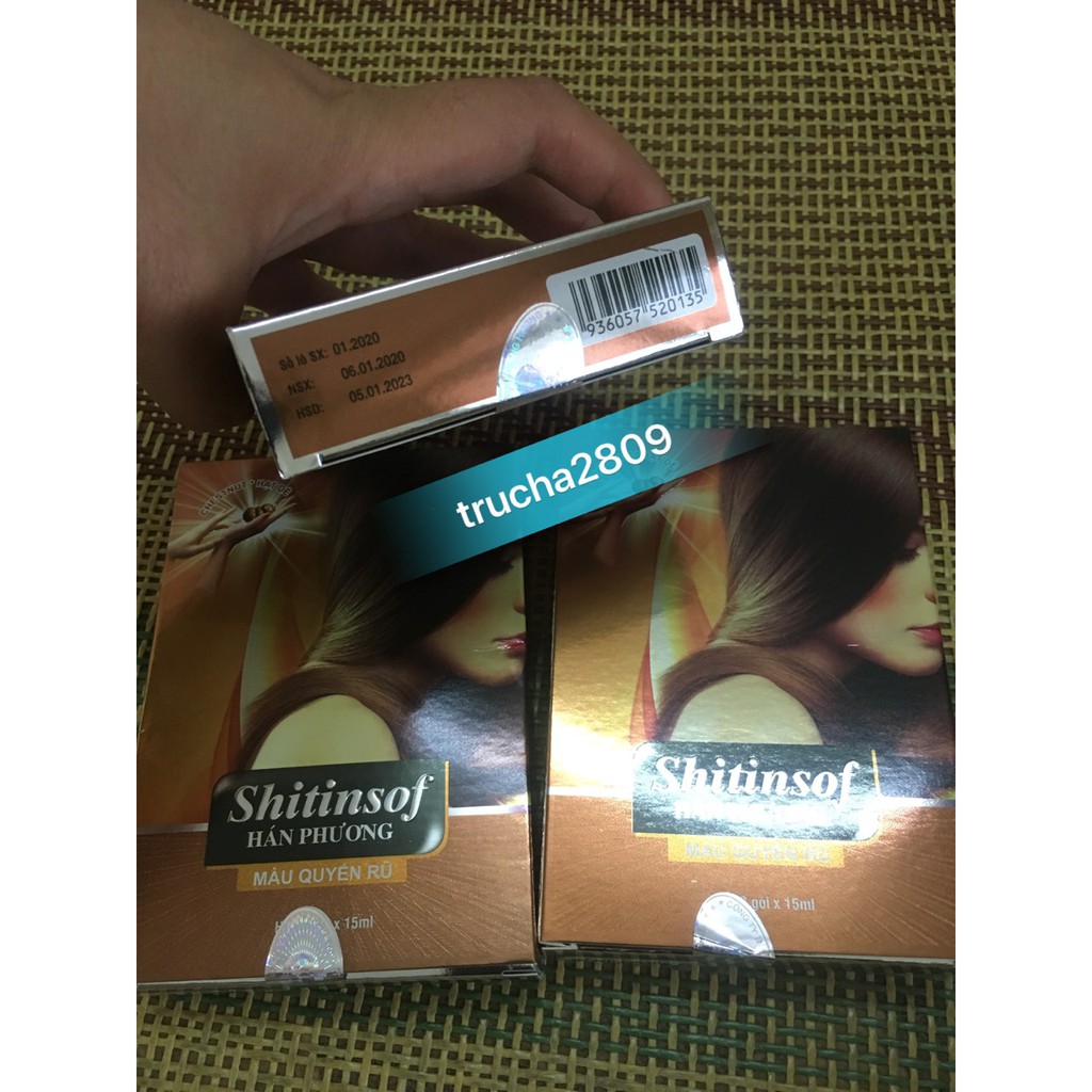 Shitinsof Hán Phương - DẦU GỘI ĐẦU NHUỘM HẠT DẺ SHITINSOF