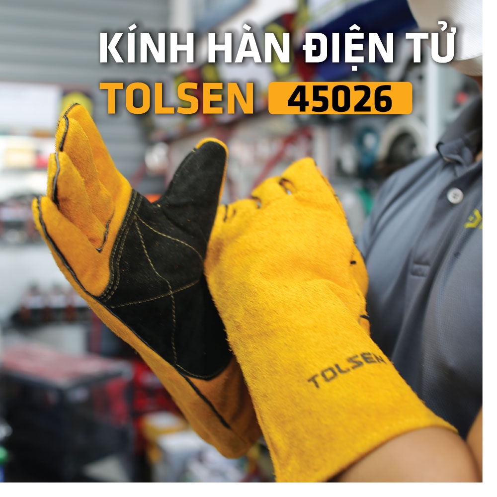 Găng tay bảo hộ hàn tolsen 45026