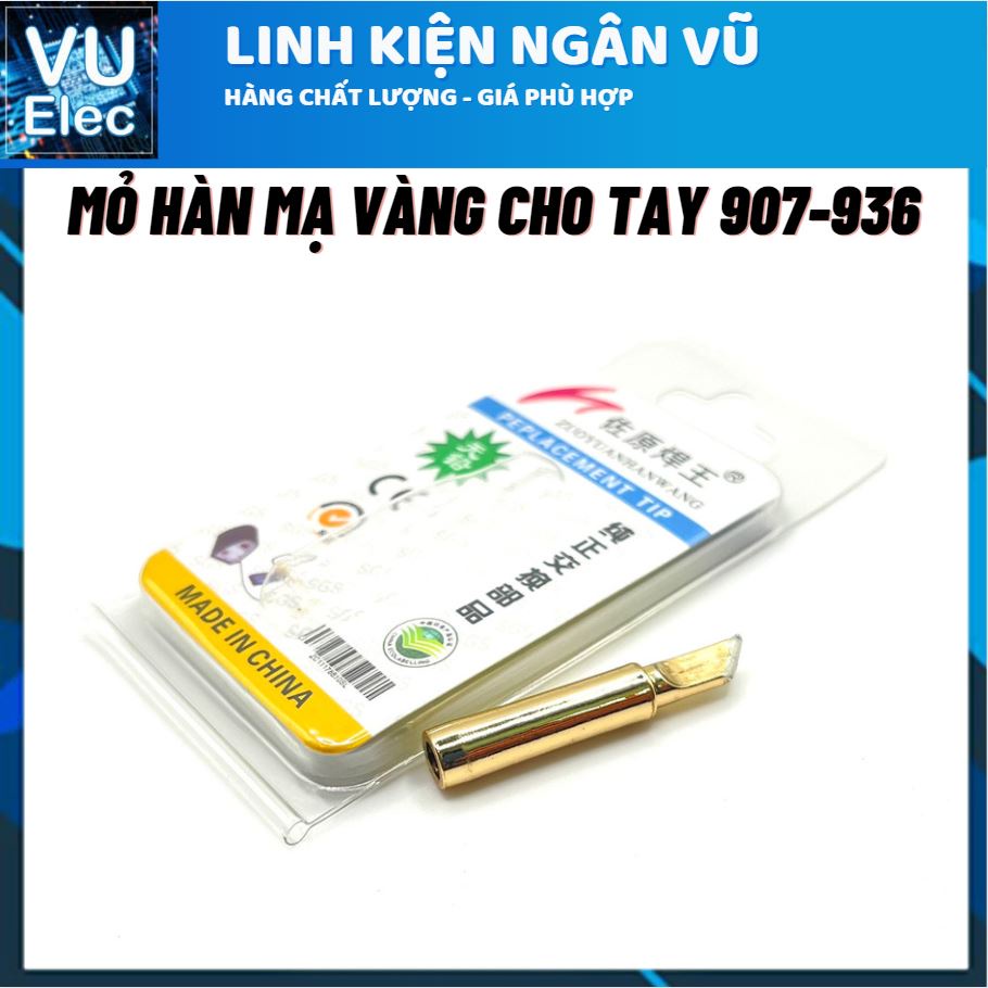 Mỏ hàn dao mạ vàng dành cho tay hàn 936/937