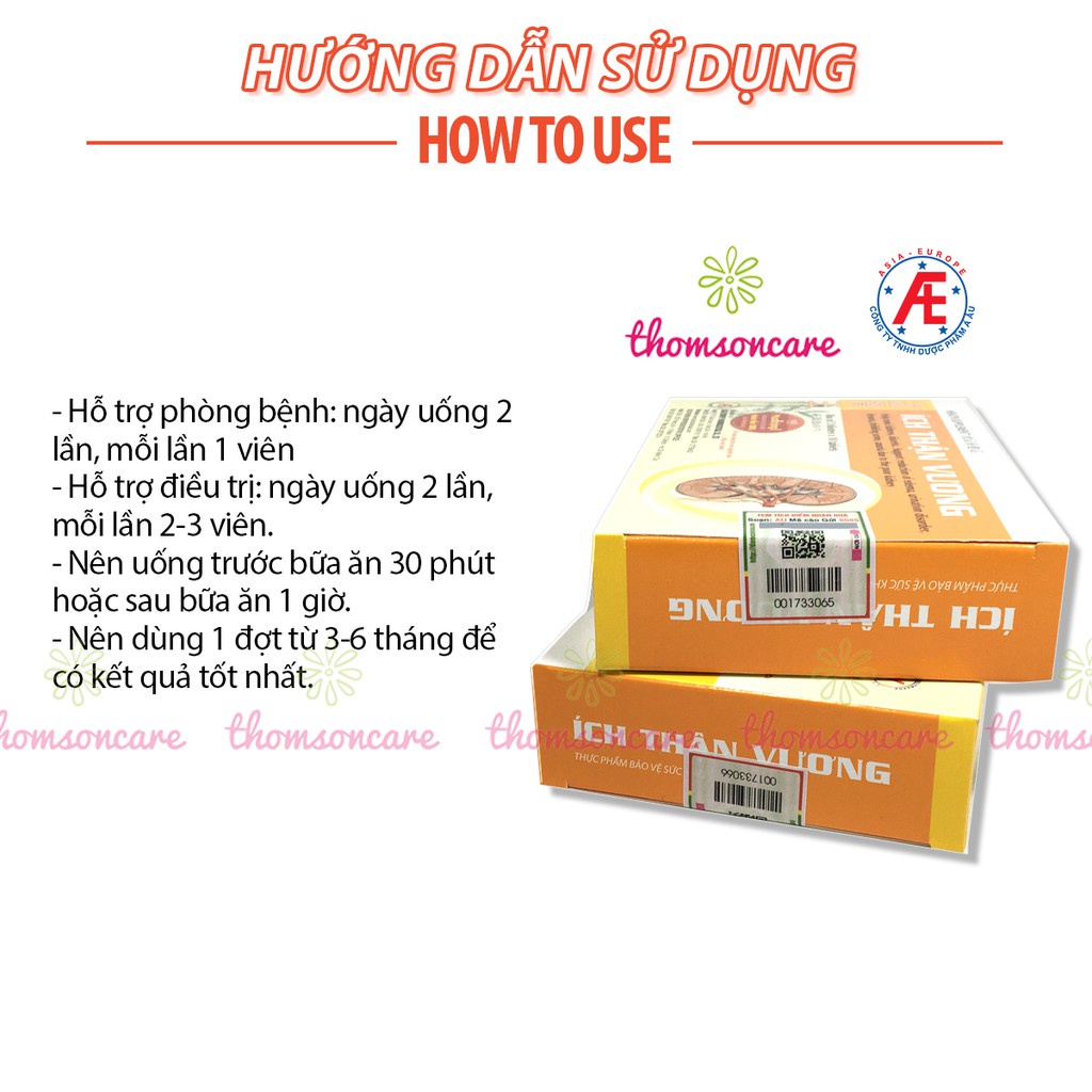 Ích Thận Vương - Mua 6 tặng 1 bằng tem tích điểm - tốt cho thận từ thảo dược_[IDC]