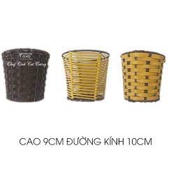 Cốc ly hộp đựng giấy ăn nhựa đan mây | BigBuy360 - bigbuy360.vn