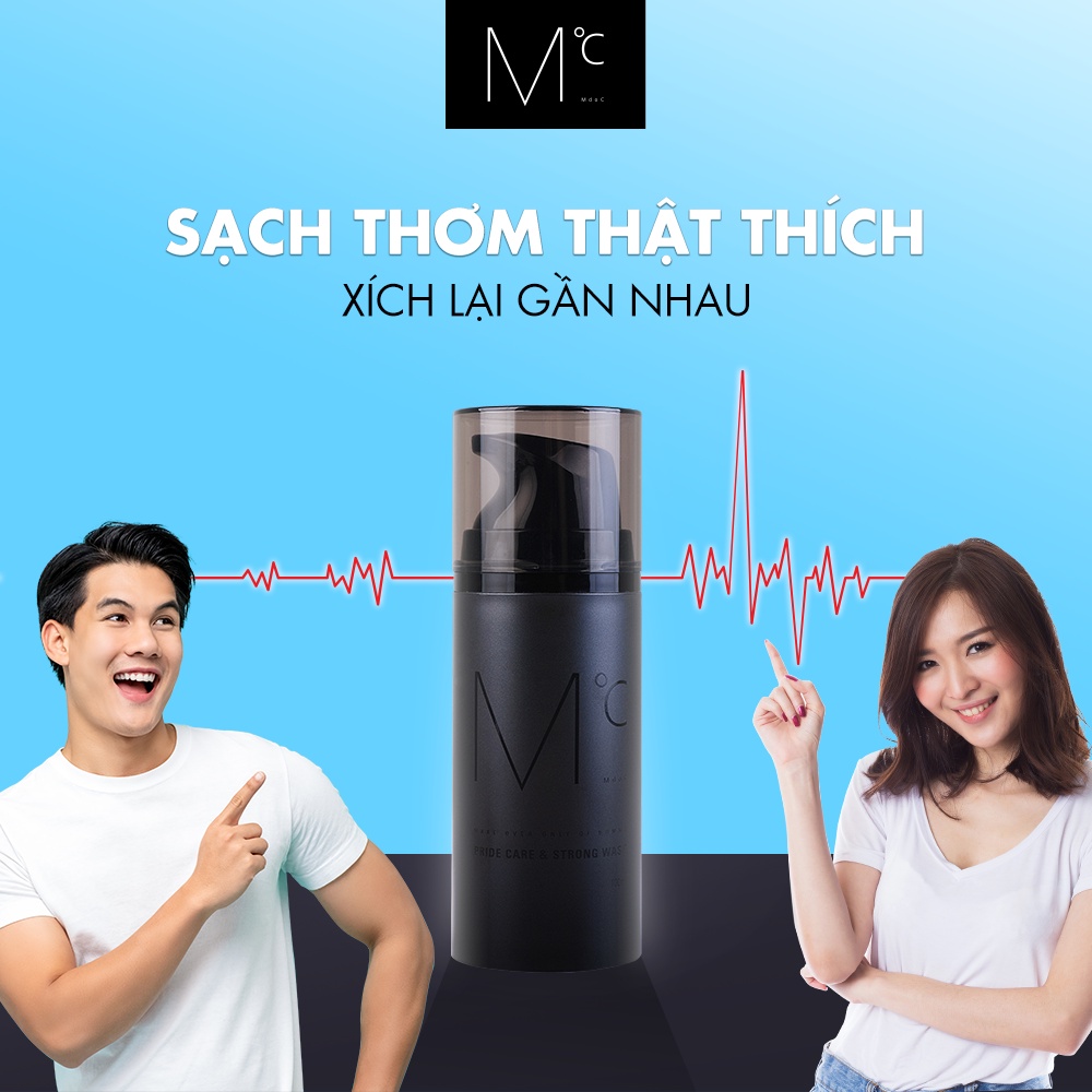 Dung dịch vệ sinh nam MdoC Pride Care & Strong Wash 100ml khử mùi kháng khuẩn sạch sâu X6-MD02 | BigBuy360 - bigbuy360.vn