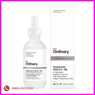 The Ordinary - Hyaluronic Acid 2% + B5 serum cấp nước dưỡng ẩm 60ml