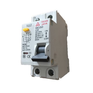 Cầu Dao CB Bảo Vệ Quá Tải Và Chống Rò RCBO Taian-Jaya TJRBO-263 (6A-32A)