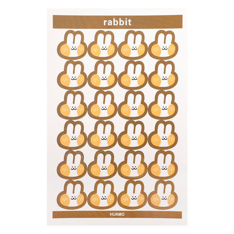 Miếng dán trang trí sổ tay họa tiết hoạt hình dễ thương