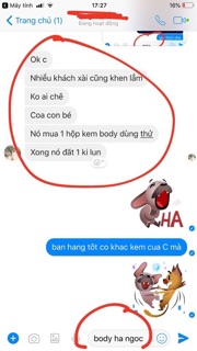 Nữa kí kem trắng mạnh