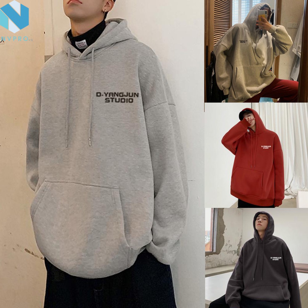 Áo HOODIES Form 90kg DYANG chất liệu nỉ ngoại không xù lông - kiểu dáng Hàn Quốc Có VIDEO