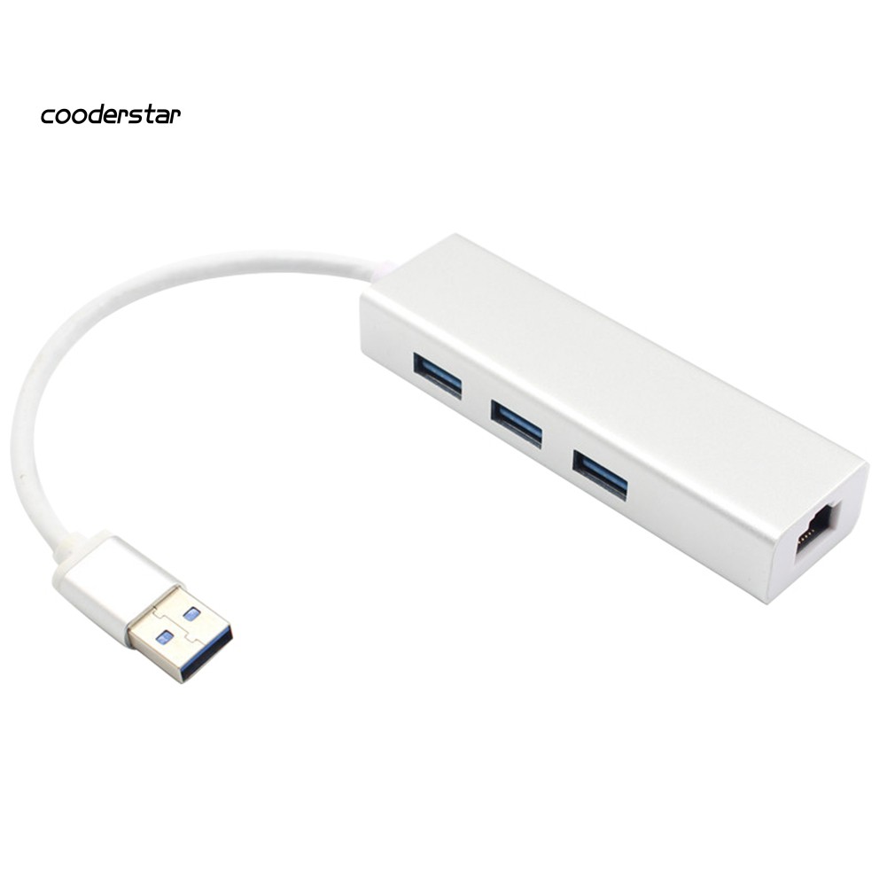 Bộ Chia 3 Cổng Usb 1000mbps Rj45 Cho Máy Tính