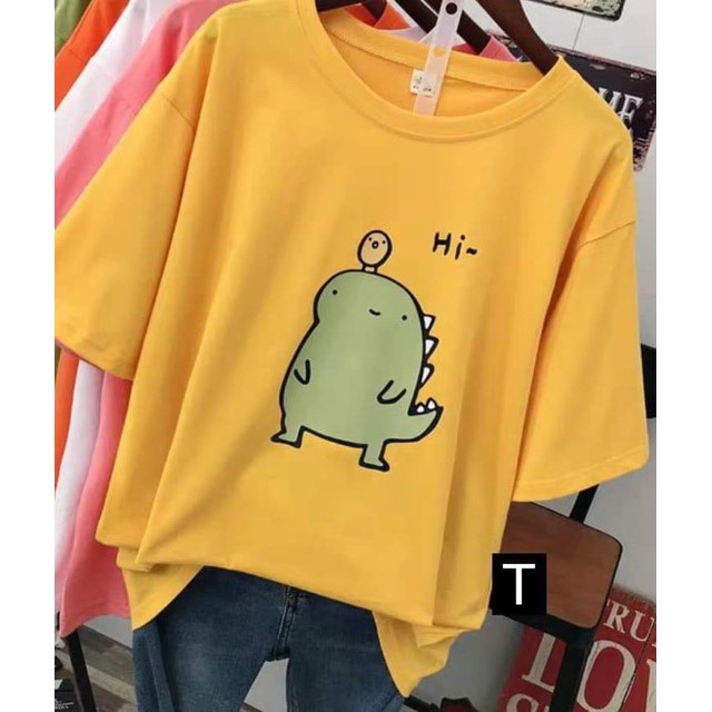 [FREESHIP ĐƠN TỪ 50K] Áo phông Hi khủng long HARI0320