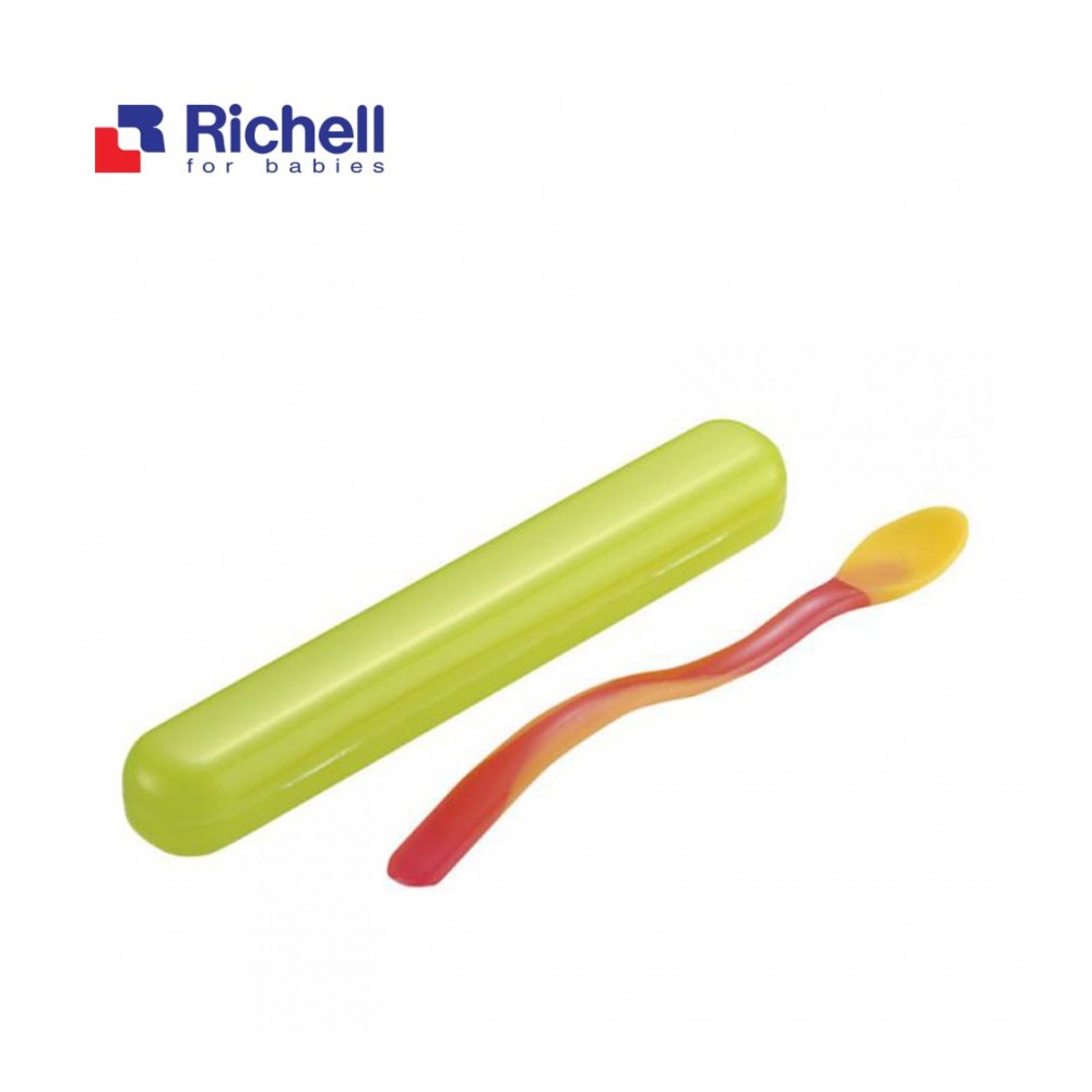 Thìa Mềm Ăn Dặm Có Hộp Đựng Richell