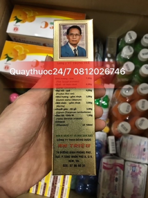 CỒN XOA BÓP AN TRIỆU (100ml)