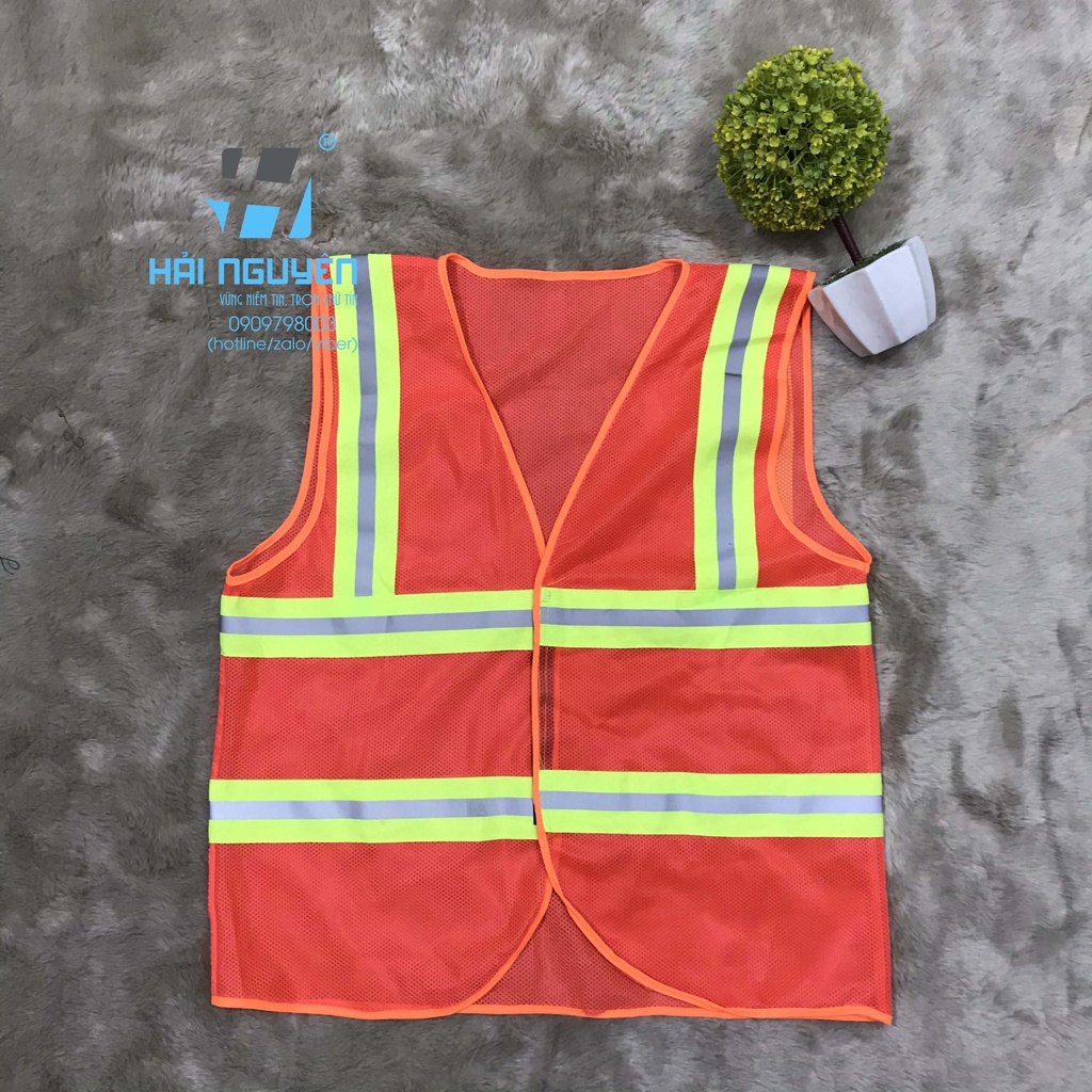Áo phản quang công trình bảo hộ lao động cao cấp