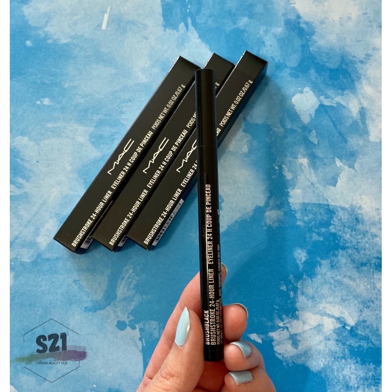 [Bill MAC Canada] Bút Kẻ Mắt Nước M.A.C Brushtroke 24 Hour Liner Màu Đen Brushblack 0.67g