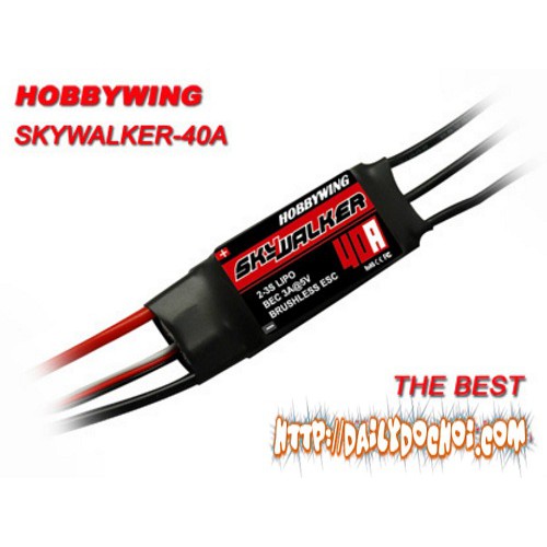 Bộ mạch điều tốc ESC dùng để chế tạo trong bộ điện chế mô hình máy bay cỡ lớn như Su27, F22, Su30, F35... giá tốt