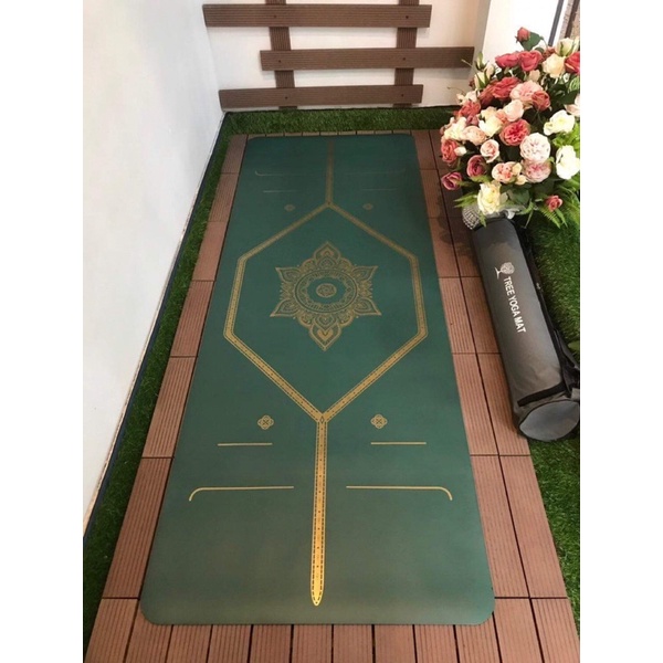 Thảm tập YOGA cao cấp chống trượt định tuyến chuẩn Tree yoga mat