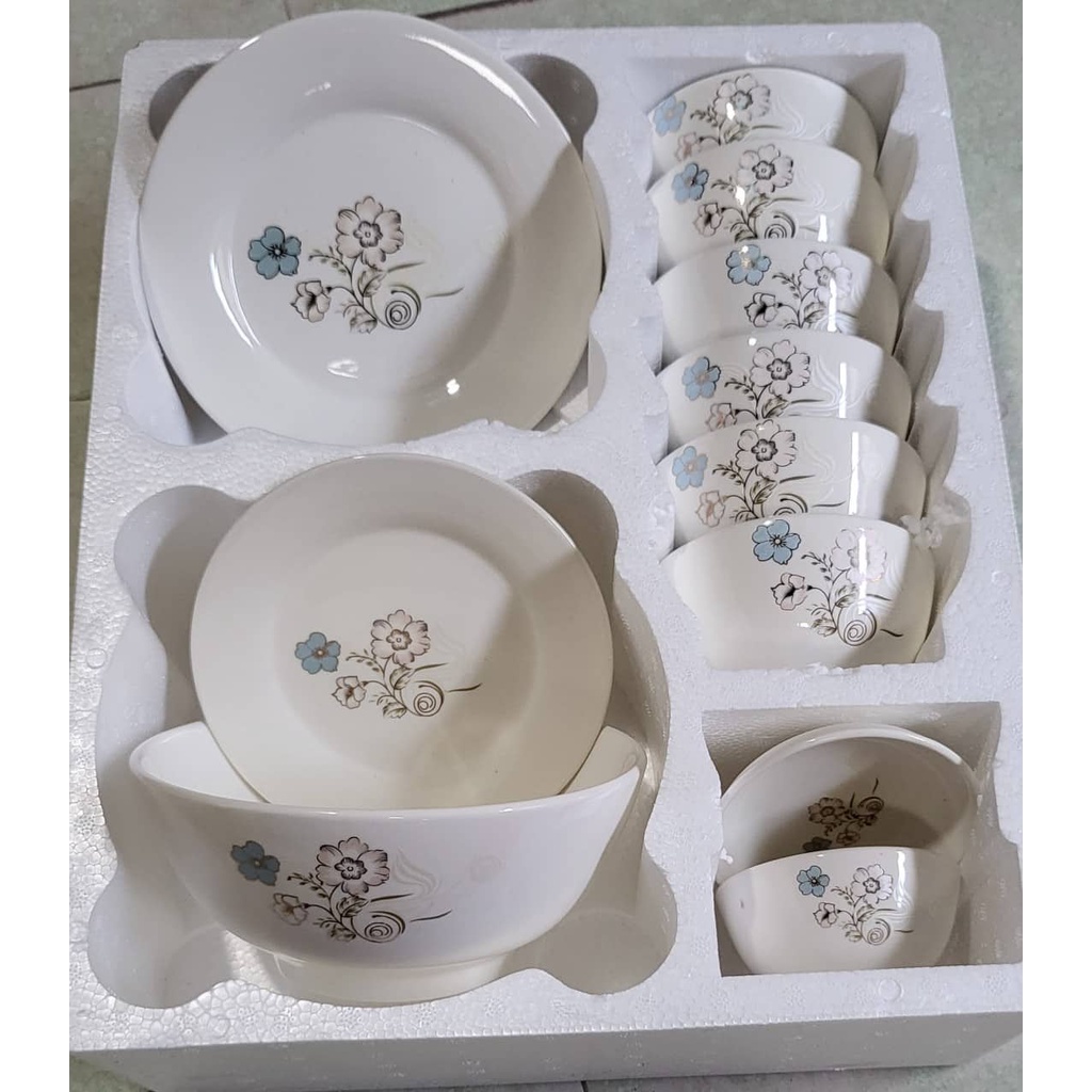 BỘ CHÉN DĨA BÁT TRÀNG
