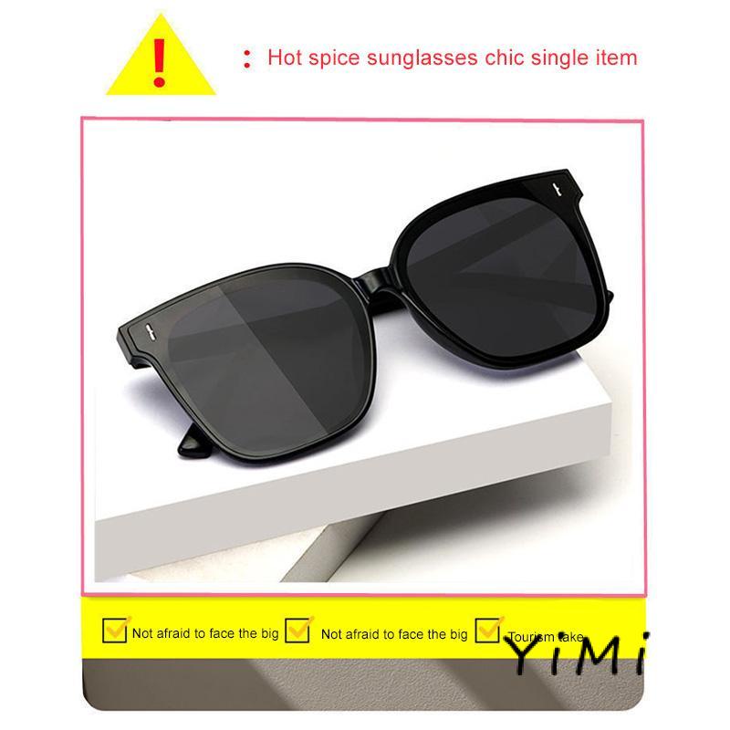 Kính Mát Gọng Tròn Mỏng Chống Tia UV Bảo Vệ Mắt Cho Nữ