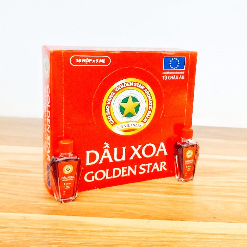 Dầu xoa Golden Star 5ml  - Massage ngoài da cho da cảm giác dễ chịu