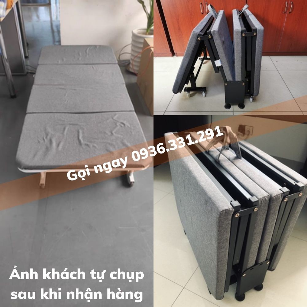 Giường gấp gọn chống ồn chắc chắn cho dân văn phòng ngủ trưa, giường gấp đa năng thông minh giá rẻ Kore Sport | BigBuy360 - bigbuy360.vn
