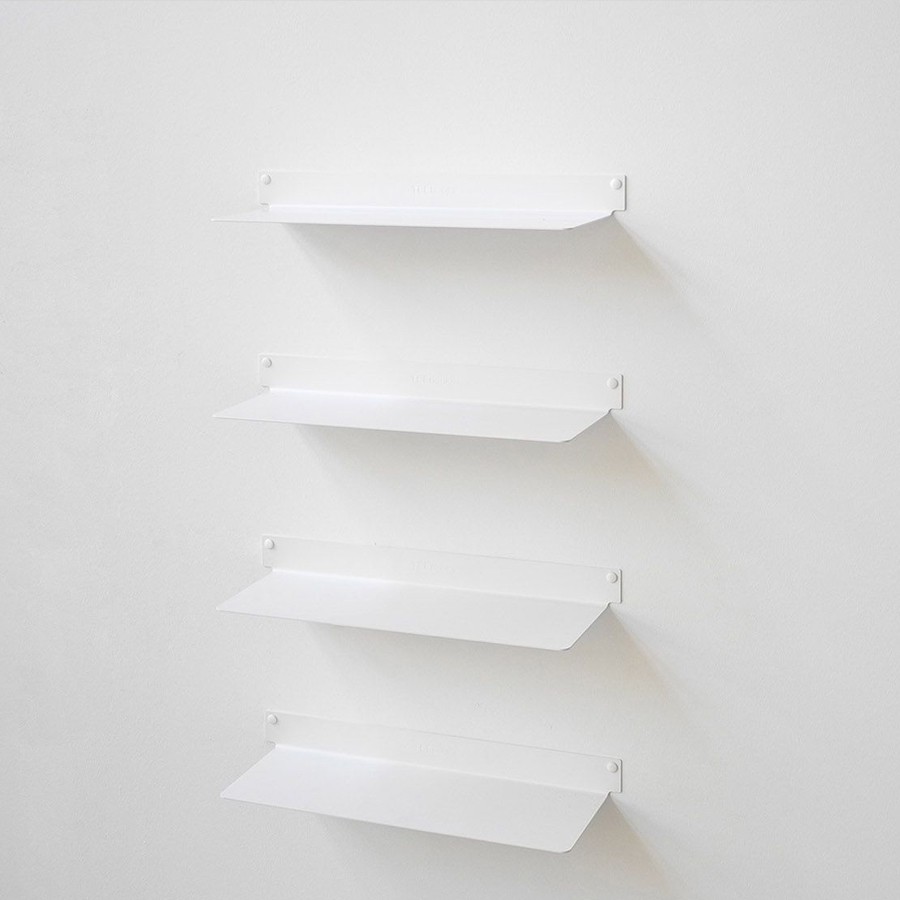 Kệ nhà tắm treo tường SMLIFE 4515 (set 4) - Kệ treo tường bằng thép dày 1,6mm, sơn tĩnh điện màu Trắng/ Đen hiện đại | BigBuy360 - bigbuy360.vn