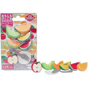 Tẩy Iwako nhập khẩu trực tiếp từ Nhật Bản ER-BRI049 vỉ hình dưa, táo (0119) 1116698