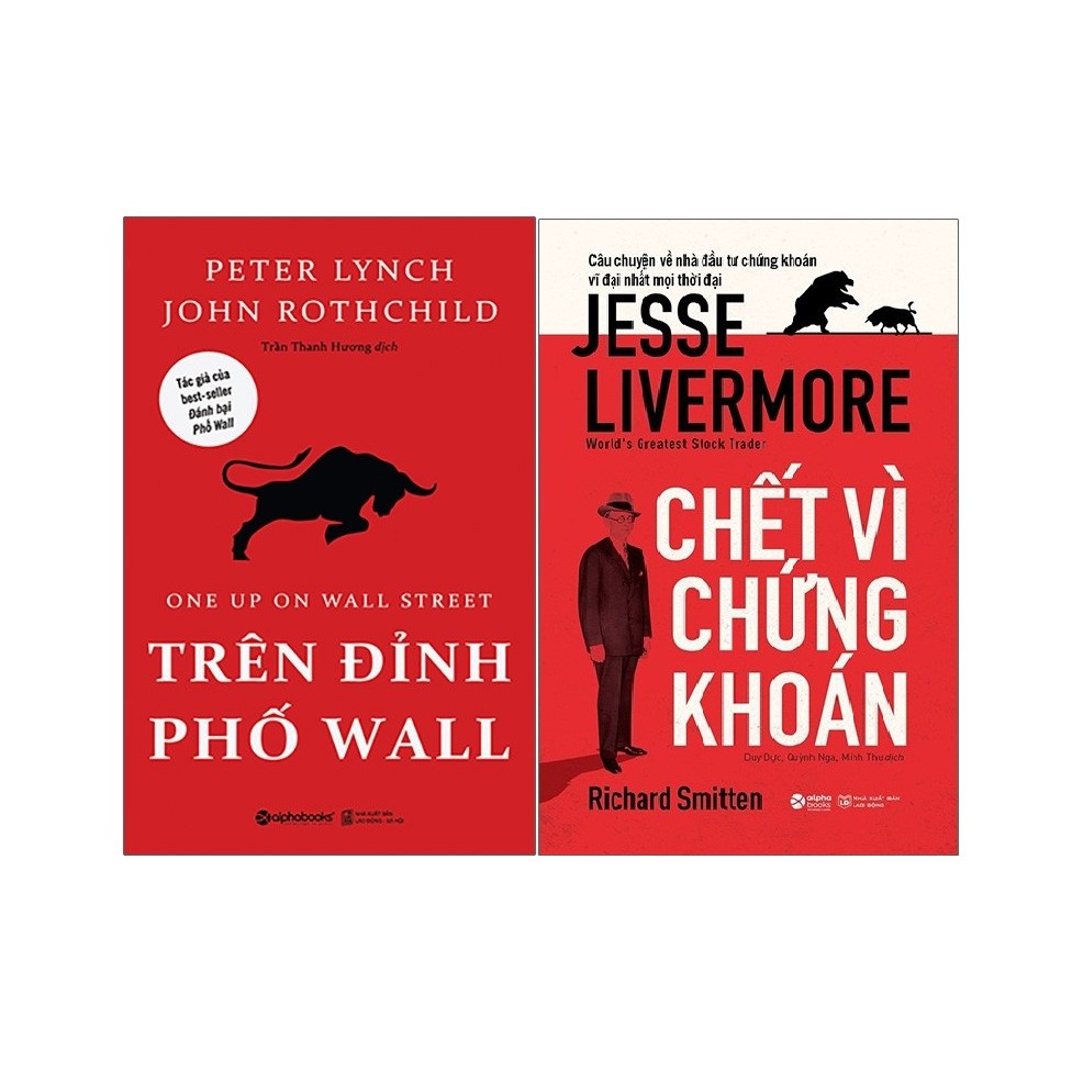 Combo Sách - Trên Đỉnh Phố Wall + Chết Vì Chứng Khoán - nguyetlinhbook