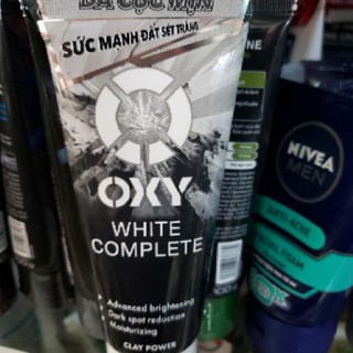OXY White Complete Kem rửa mặt tút sáng da