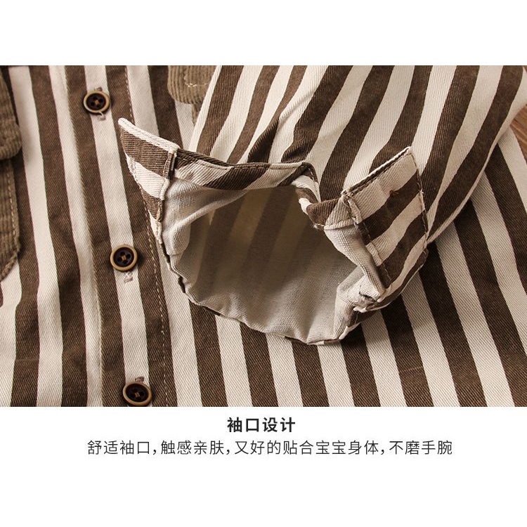 [Babycat] Hàng Có Sẵn Áo Sơ Mi Cotton Nguyên Chất Phong Cách Nhật Bản Mới Mùa Thu Hàn Quốc Cho Bé Trai